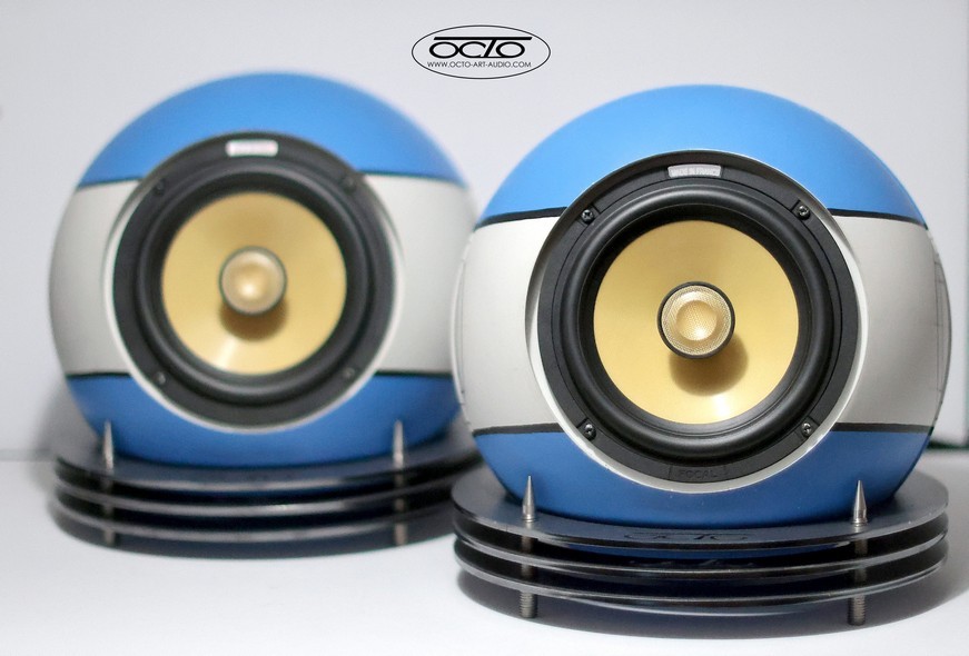 Enceinte hifi design sphérique haut de gamme Octo 300 Édition Racing 70'