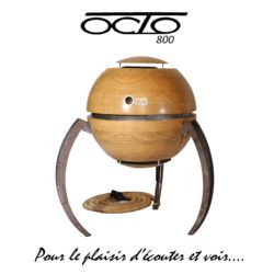 Enceintes OCTO 800 amplifiées stéréo réseaux sculpture design unique Enceintes OCTO 800 amplifiées stéréo réseaux sculpture design unique