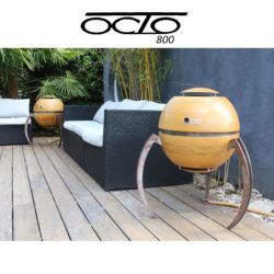 Enceintes OCTO 800 amplifiées stéréo réseaux sculpture art luxe Enceintes OCTO 800 amplifiées stéréo réseaux sculpture art luxe