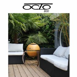 Enceintes OCTO 800 amplifiées stéréo réseaux sculpture acier bois unique au monde artisanal Enceintes OCTO 800 amplifiées stéréo réseaux sculpture acier bois unique au monde artisanal