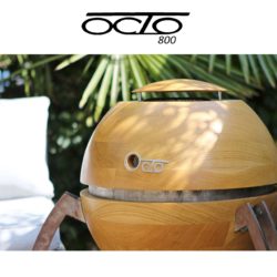 Enceintes OCTO 800 amplifiées stéréo réseaux sculpture acier bois Enceintes OCTO 800 amplifiées stéréo réseaux sculpture acier bois