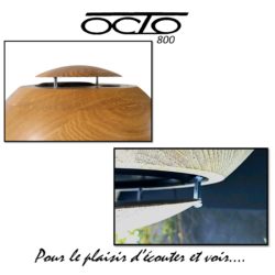 Enceintes OCTO 800 amplifiées stéréo réseaux sculpture art unique Enceintes OCTO 800 amplifiées stéréo réseaux sculpture art unique