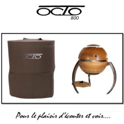 Enceintes OCTO 800 amplifiées stéréo réseaux sculpture art unique Enceintes OCTO 800 amplifiées stéréo réseaux sculpture art unique